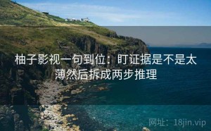 柚子影视一句到位：盯证据是不是太薄然后拆成两步推理